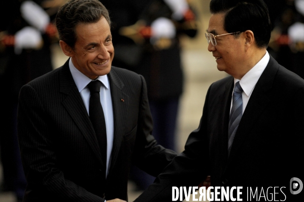 Visite d etat du president hu jintao en france