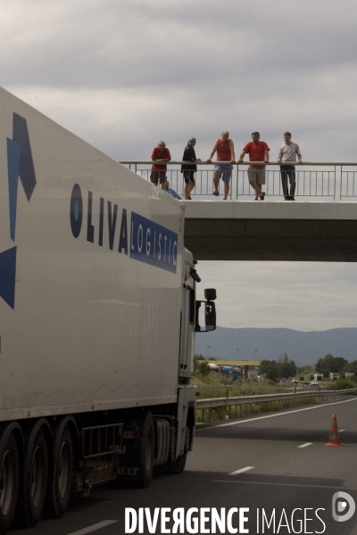 Fin du blocage  routier Franco Espagnol