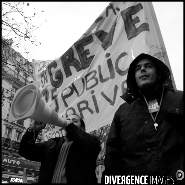 Manifestation Fonction publique Parisienne.
