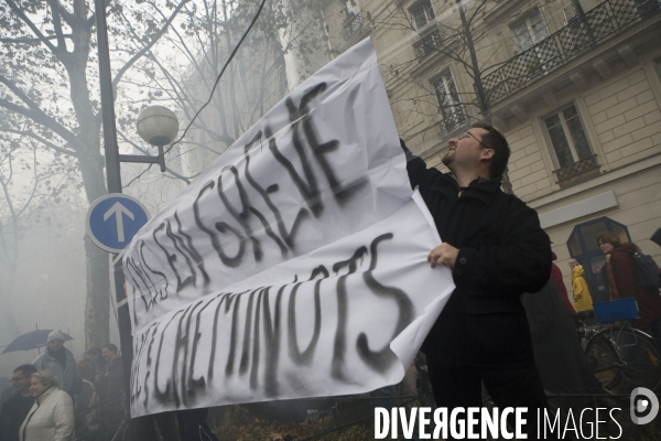 Manifestation Fonction publique Parisienne.