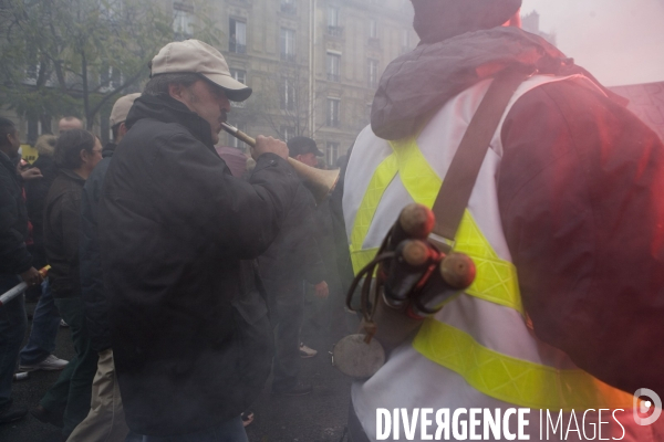 Manifestation Fonction publique Parisienne.