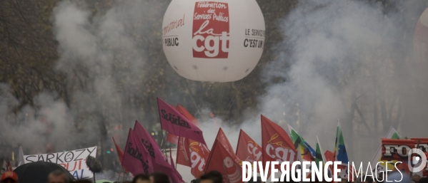 Manifestation Fonction publique Parisienne.