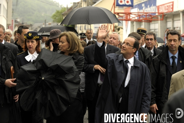 Francois hollande a tulle pour la commemoration des martyrs de tulle