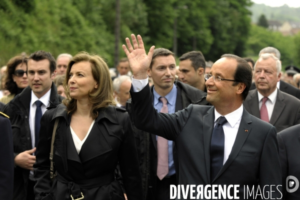 Francois hollande a tulle pour la commemoration des martyrs de tulle