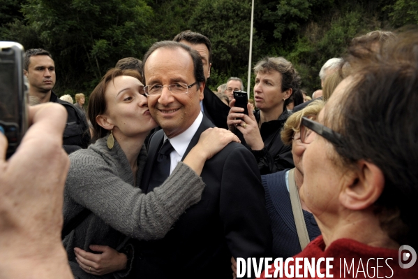 Francois hollande a tulle pour la commemoration des martyrs de tulle