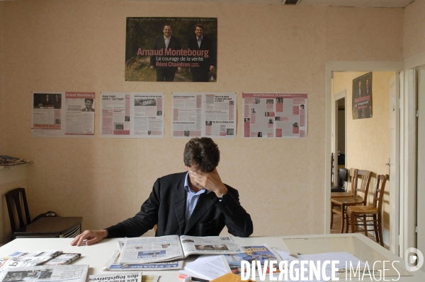 Arnaud Montebourg en campagne pour les législatives