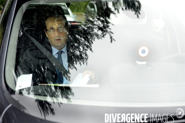 Francois hollande en correze