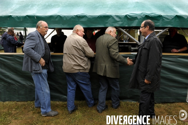 Francois hollande en correze