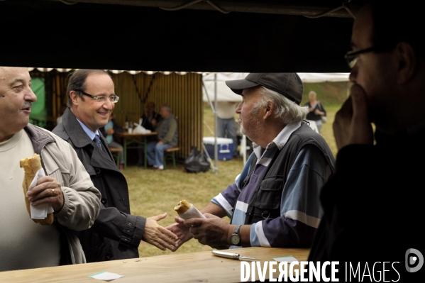 Francois hollande en correze