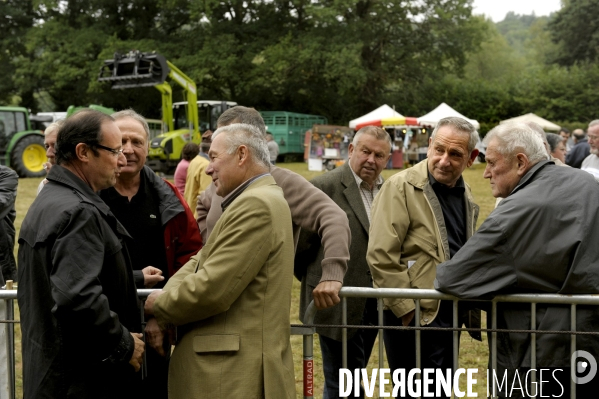 Francois hollande en correze