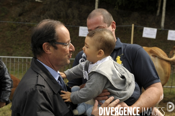 Francois hollande en correze