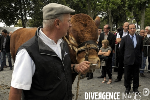 Francois hollande en correze