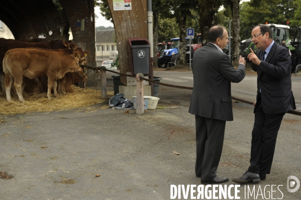 Francois hollande en correze