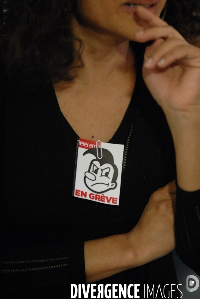 Fleurus presse et telerama en greve