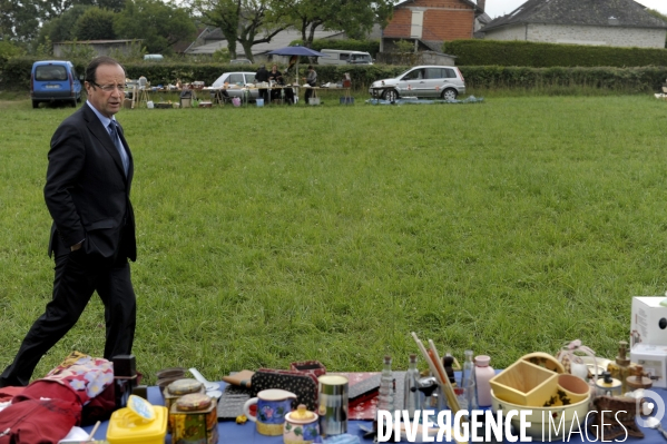 Francois hollande en correze