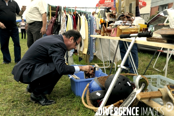 Francois hollande en correze