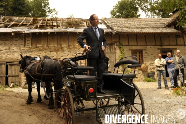 François HOLLANDE en Corrèze