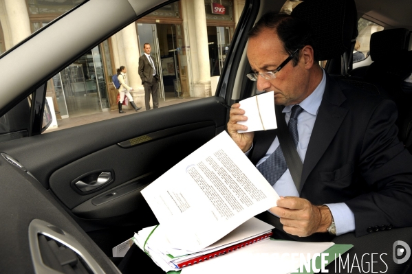 Francois hollande en correze