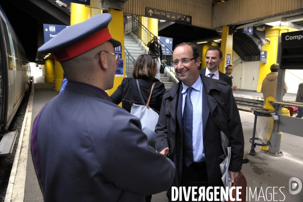 Francois hollande en correze