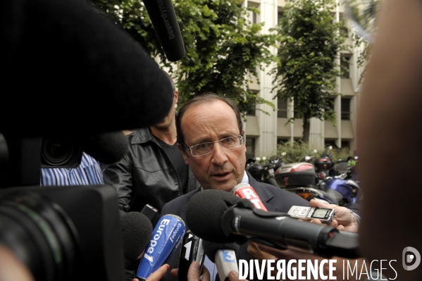 Audition de francois hollande dans l affaire banon-dsk