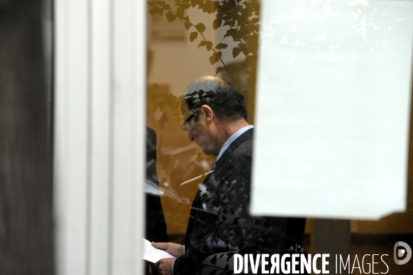 Audition de francois hollande dans l affaire banon-dsk