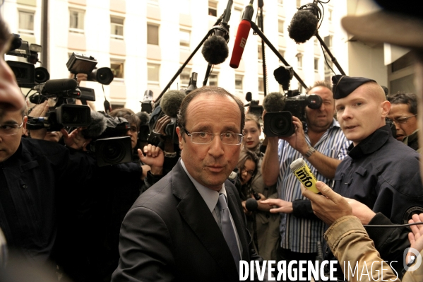 Audition de francois hollande dans l affaire banon-dsk