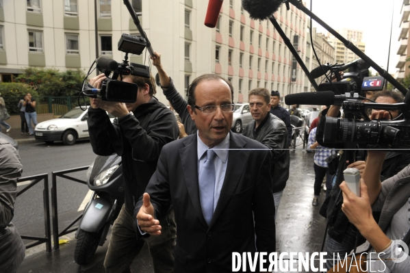 Audition de francois hollande dans l affaire banon-dsk