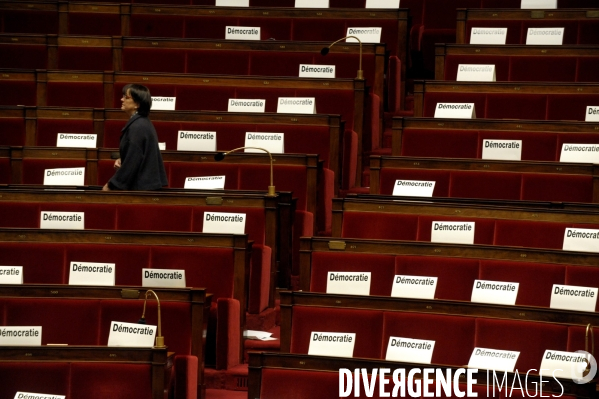 Assemblee nationale. vote pour le nouveau decoupage electorale.