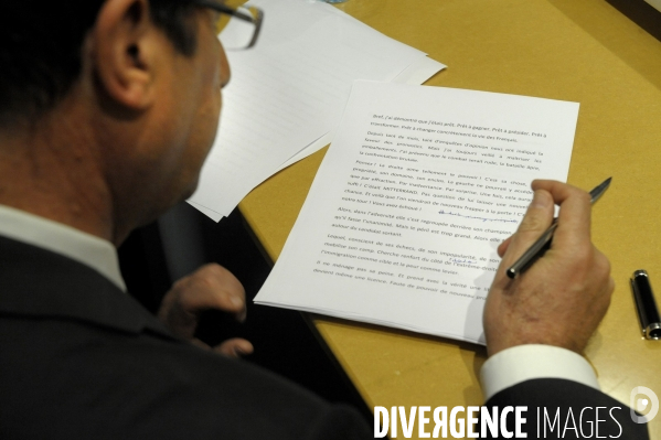 Francois hollande. coulisses de l election