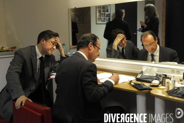 Francois hollande. coulisses de l election