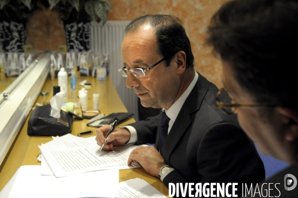 Francois hollande. coulisses de l election