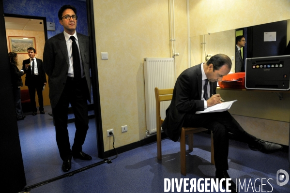 Francois hollande. coulisses de l election