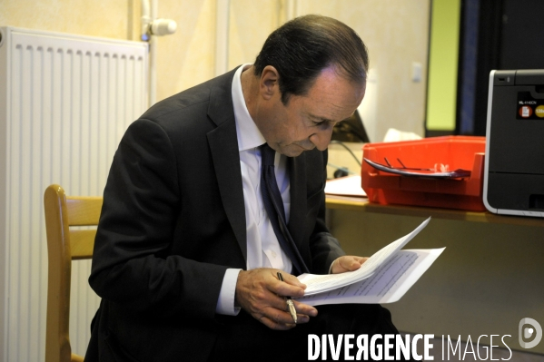 Francois hollande. coulisses de l election