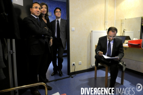 Francois hollande. coulisses de l election