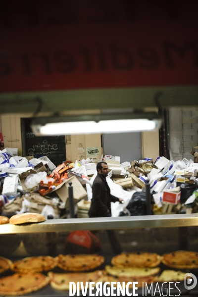 15 eme jour de greve des éboueurs