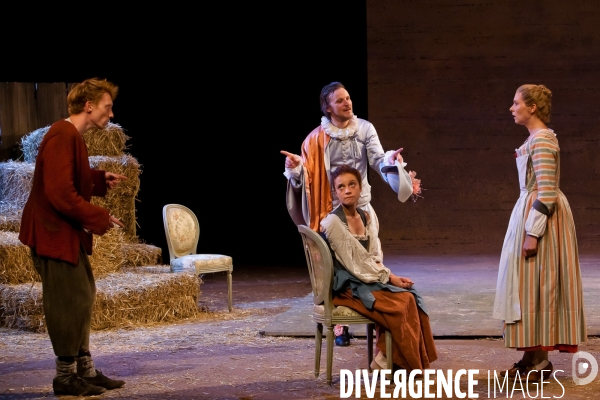 Les Acteurs de bonne foi de Marivaux , mise en scène Jean-Pierre