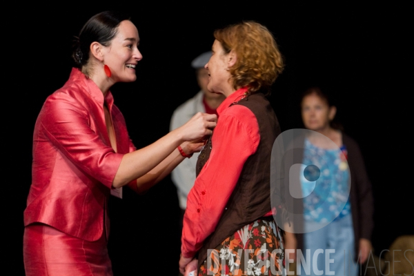 La Médaille, un spectacle de Zabou Breitman  d après le roman de Lydie Salvayre