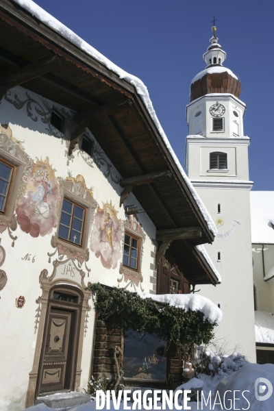 Randonnee en raquettes a neige en baviere