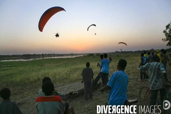 Vue aérienne du Burkina Faso