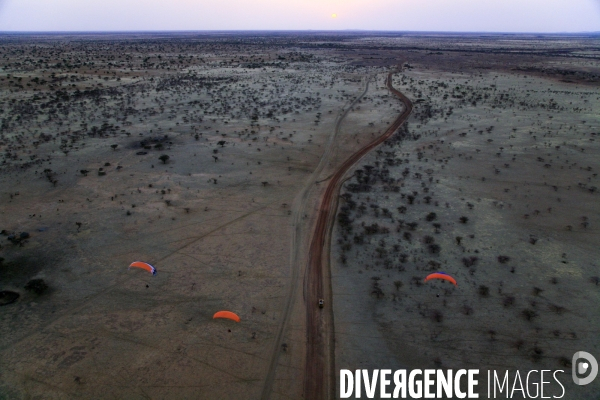 Vue aérienne du Burkina Faso