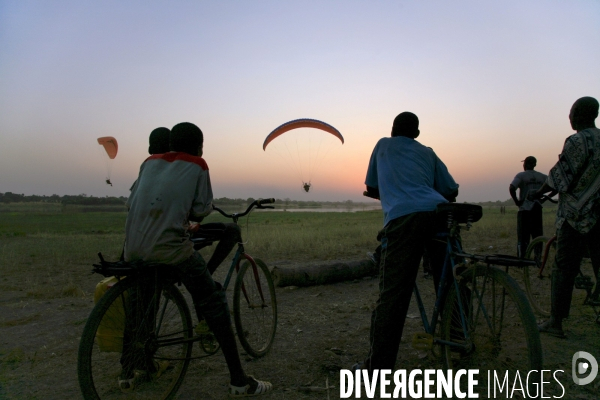 Vue aérienne du Burkina Faso