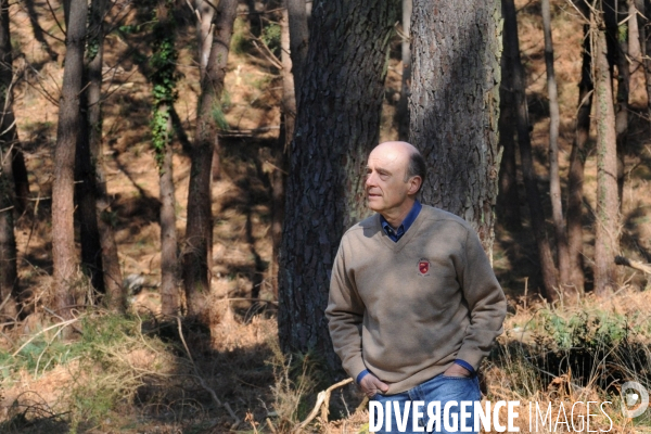 JUPPE Alain et sa femme Isabelle à Hossegor