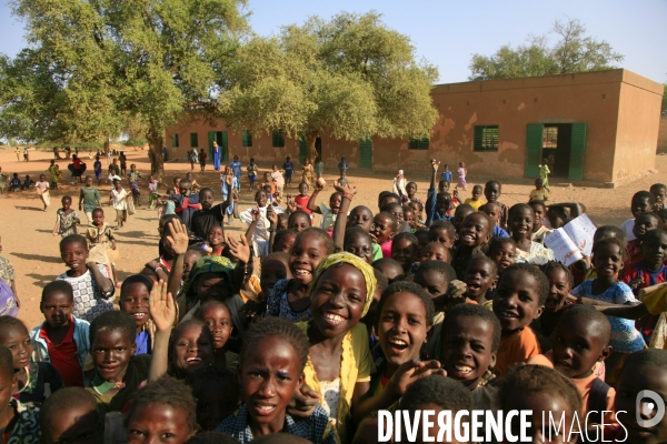 Vue aérienne du Burkina Faso