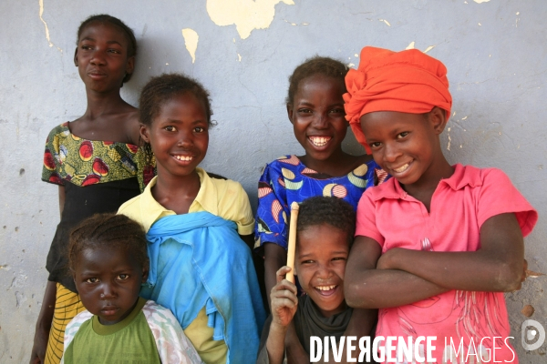 Vue aérienne du Burkina Faso