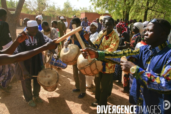 Vue aérienne du Burkina Faso