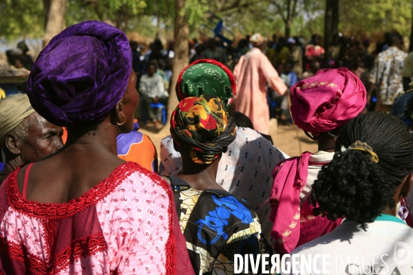 Vue aérienne du Burkina Faso