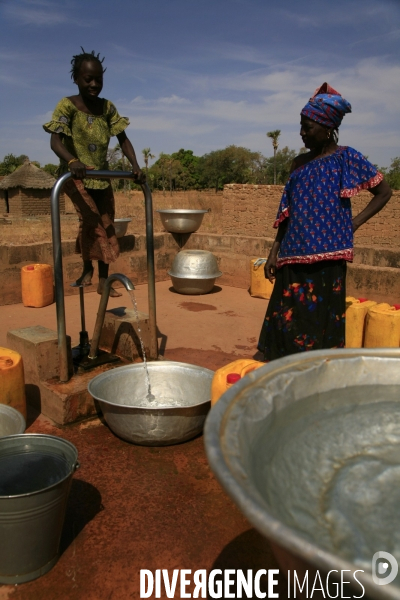 Vue aérienne du Burkina Faso