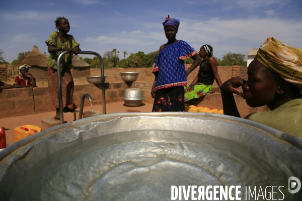 Vue aérienne du Burkina Faso