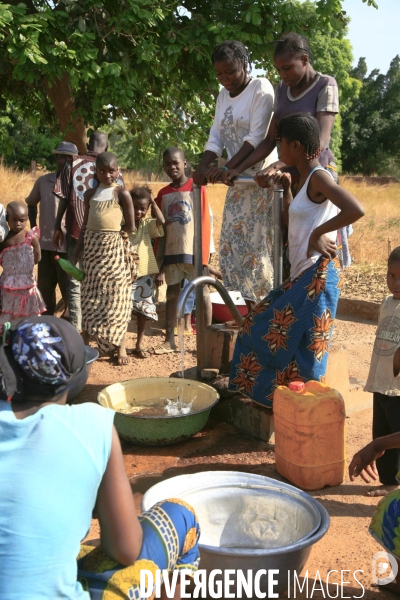 Vue aérienne du Burkina Faso