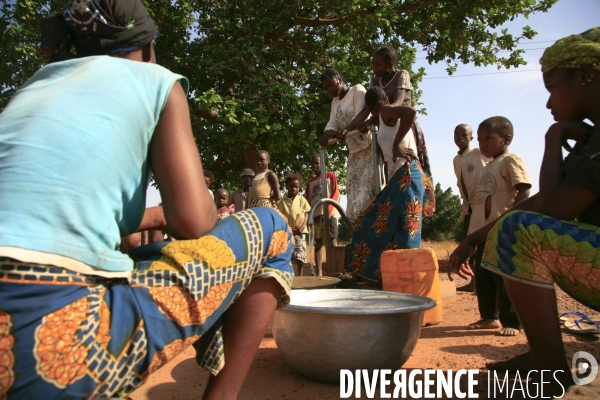 Vue aérienne du Burkina Faso